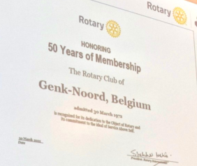 50 jaar Rotary Club Genk-Noord: onze 50 voorzitters